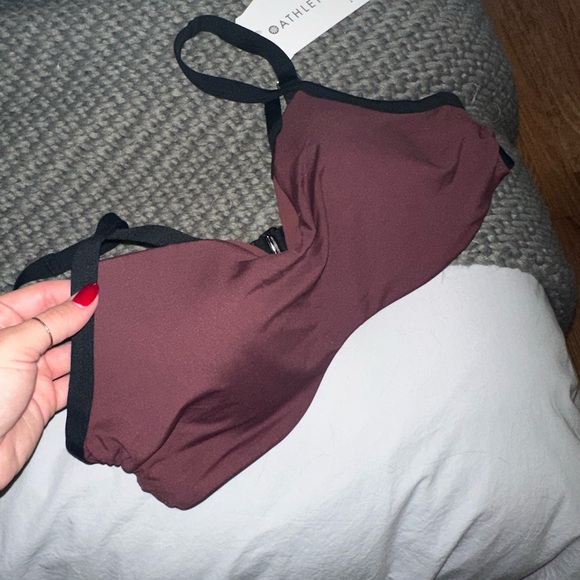 NWT ATHLETA PALM BRA CUP BIKINI TOP - Picture 3 of 8